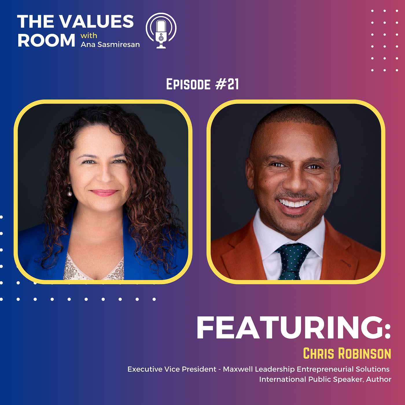 THE VALUES ROOM with Ana Sasmiresan
