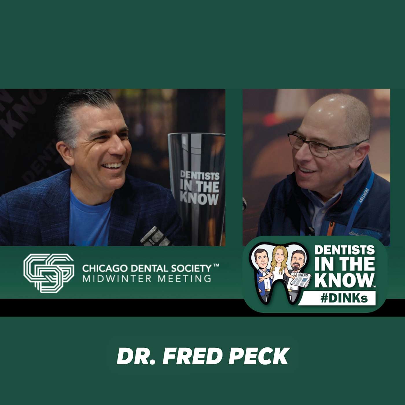 Dr. Fred Peck at Chicago Midwinter Dental Society Midwinter Meeting 2024
