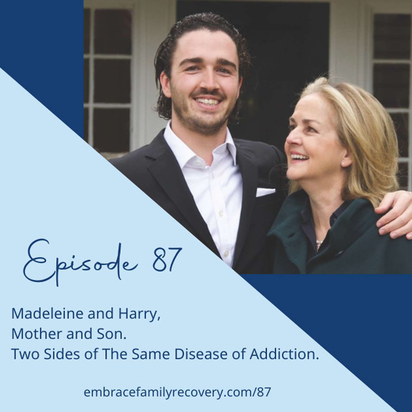 Ep 87 - Madeleine and Harry, Mother and Son. Two Sides of The Same Disease of Addiction..