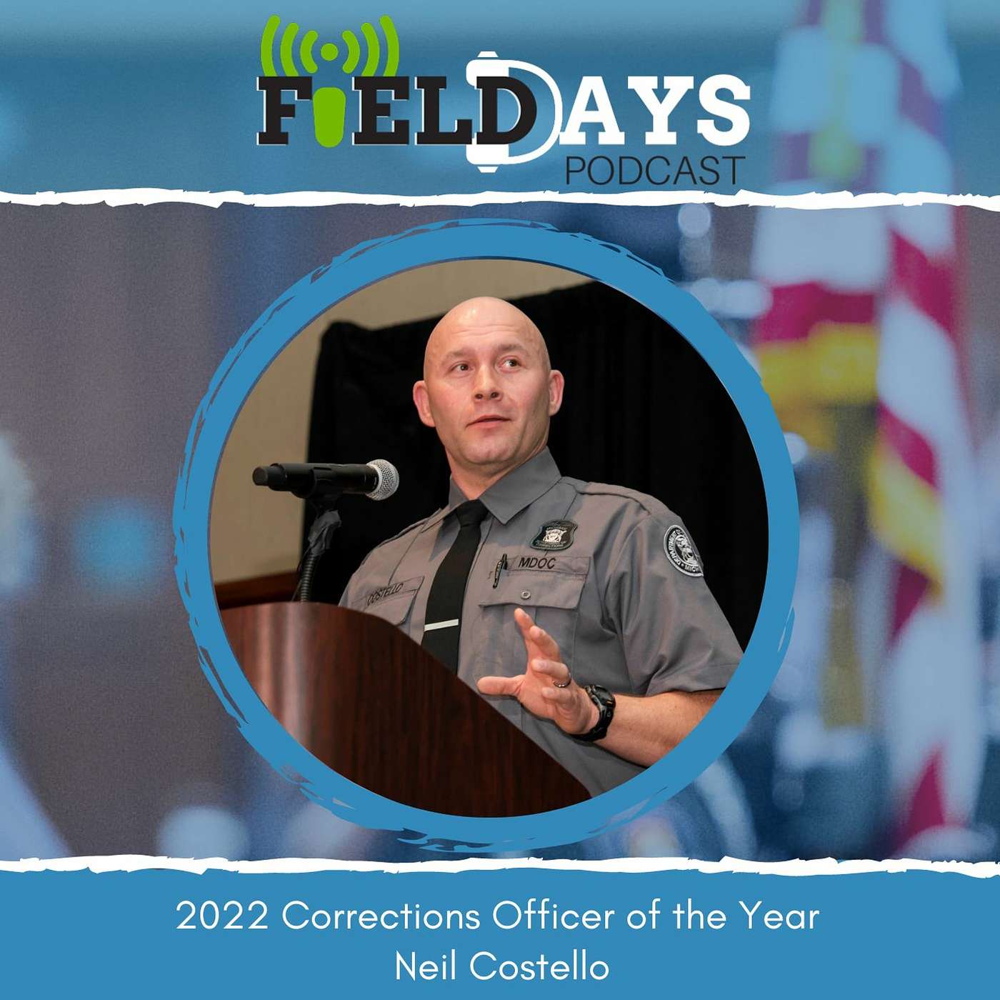 2022 Corrections Officer of the Year Neil Costello