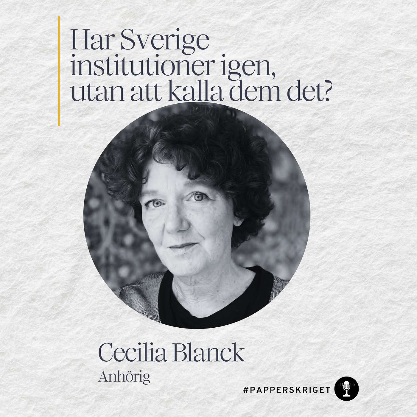 2. Cecilia Blanck - Har Sverige institutioner igen, utan att kalla dem det?