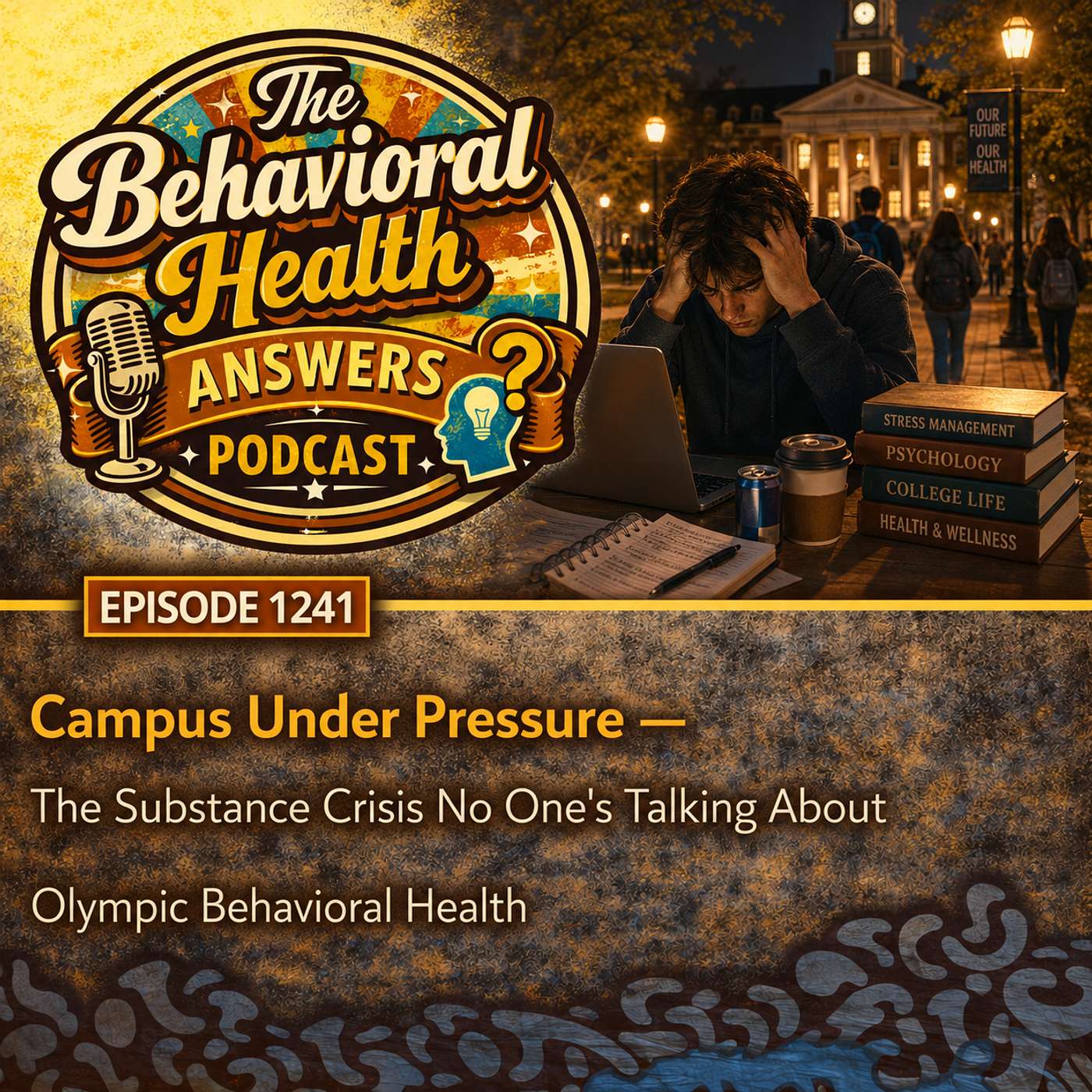 Episode 1241: Campus Under Pressure - The Substance Crisis No One's Talking About | Olympic Behavioral Health episode artwork
