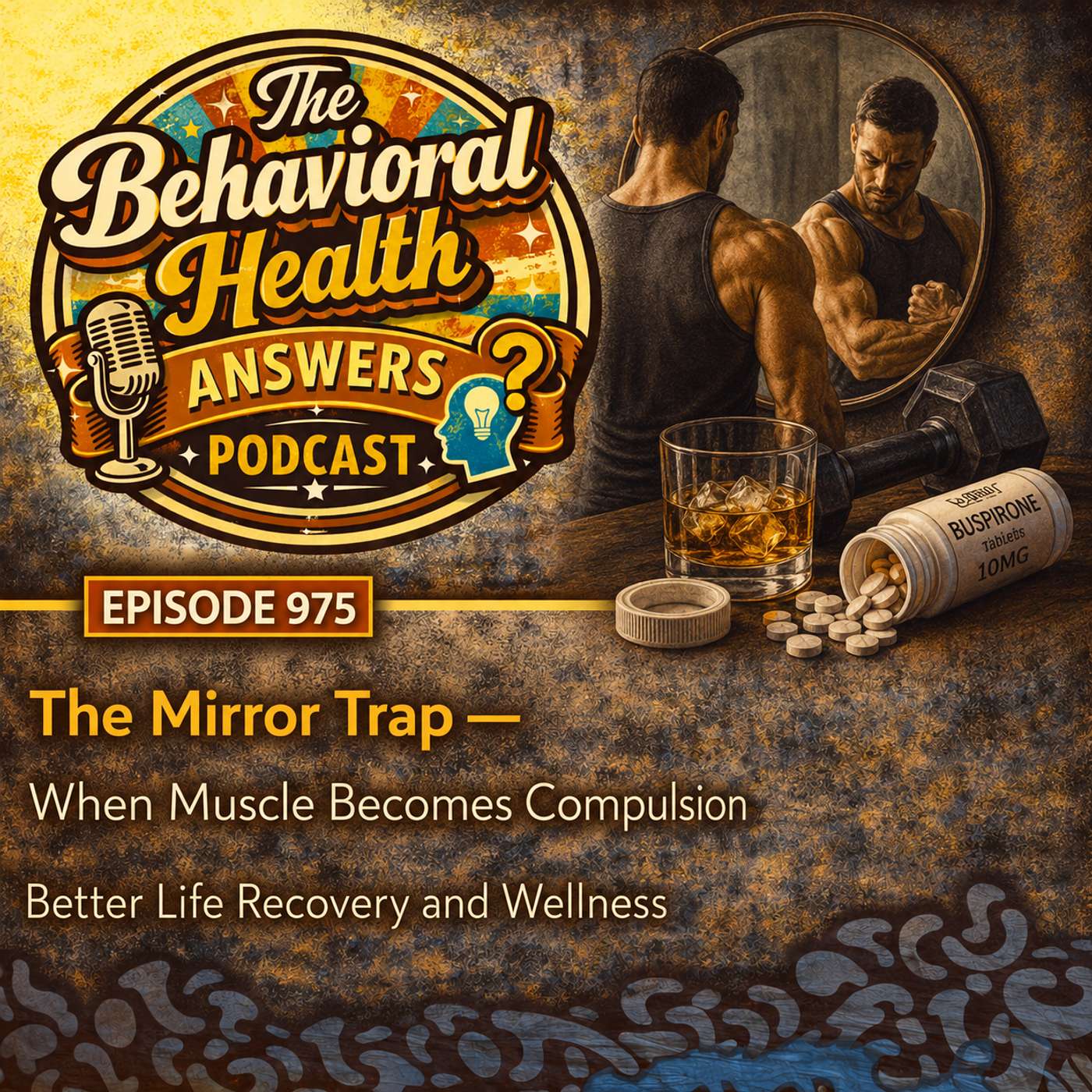 Episode 975: The Mirror Trap - When Muscle Becomes Compulsion | Better Life Recovery and Wellness episode artwork