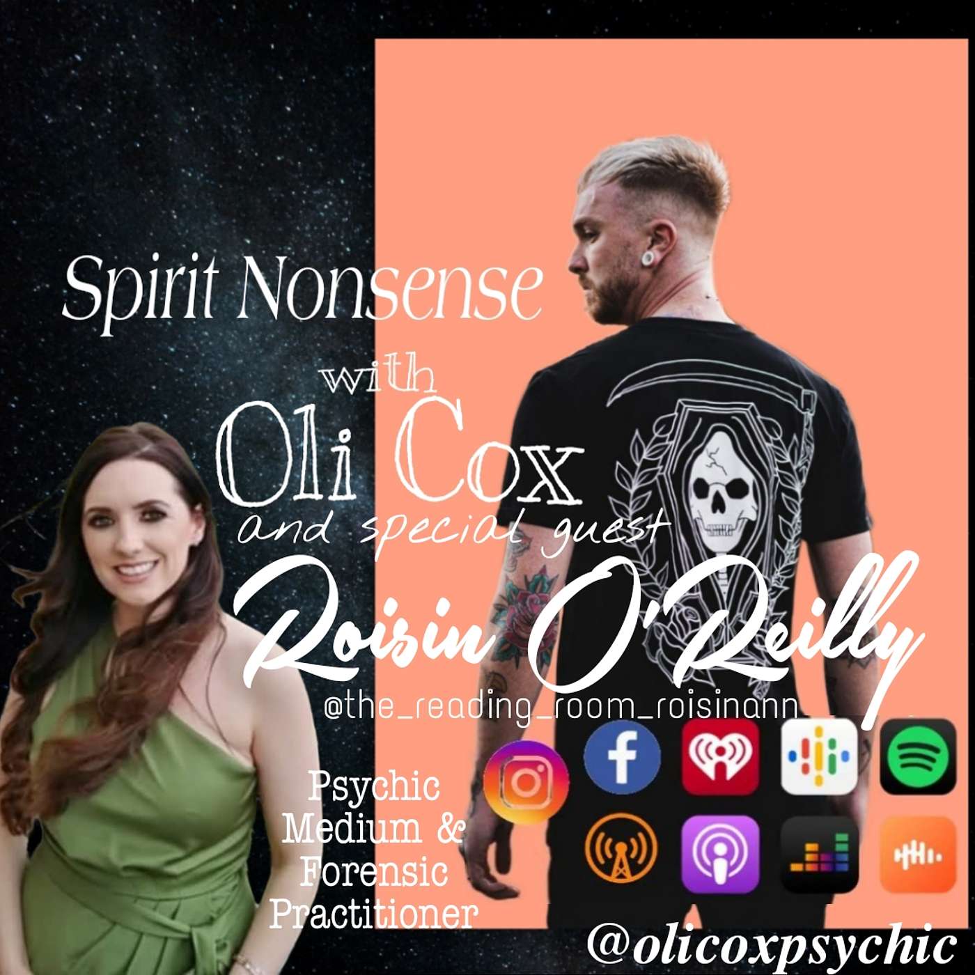 Oli interviews Roisin O'Reilly, a Psychic Medium with a forensic background