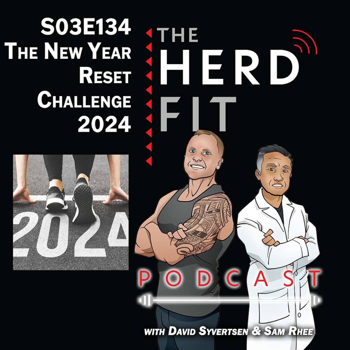 S04E134 Bison Reset Challenge 2024: Redefining New Year's Resolutions with Health Goals and Community Support episode artwork