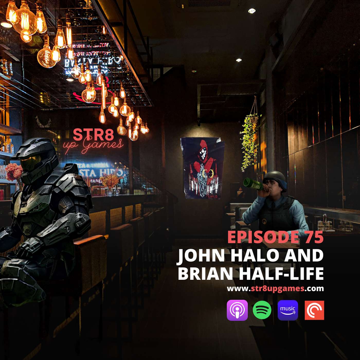 Str8 Up Games - Ep.75 John Halo & Brian Half-Life