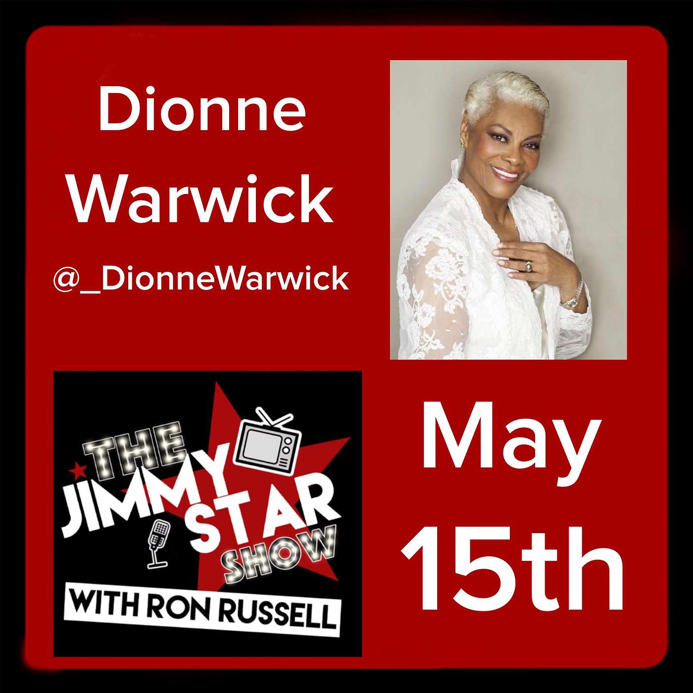 Dionne Warwick @_DionneWarwick/ Tomas Doncker @TomasDoncker