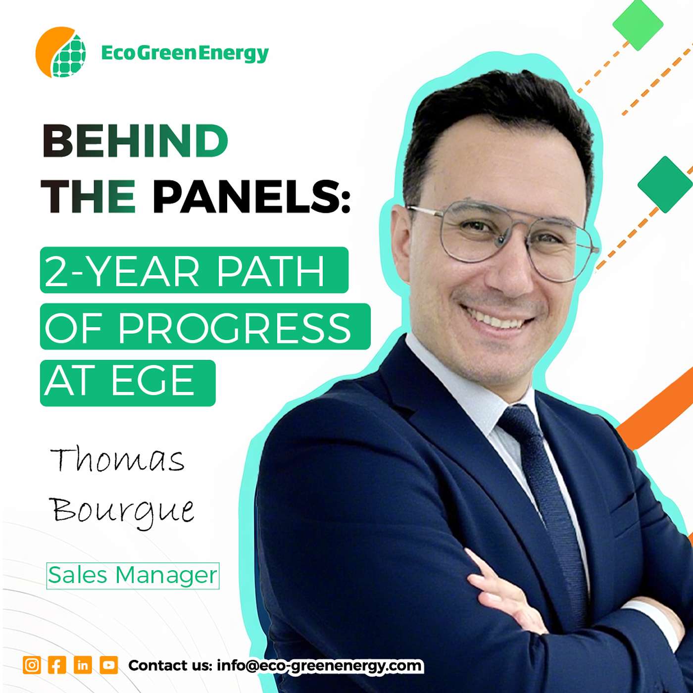 From Sales to Strategy – Thomas Bourgue’s 2-Year Journey at Eco Green Energy