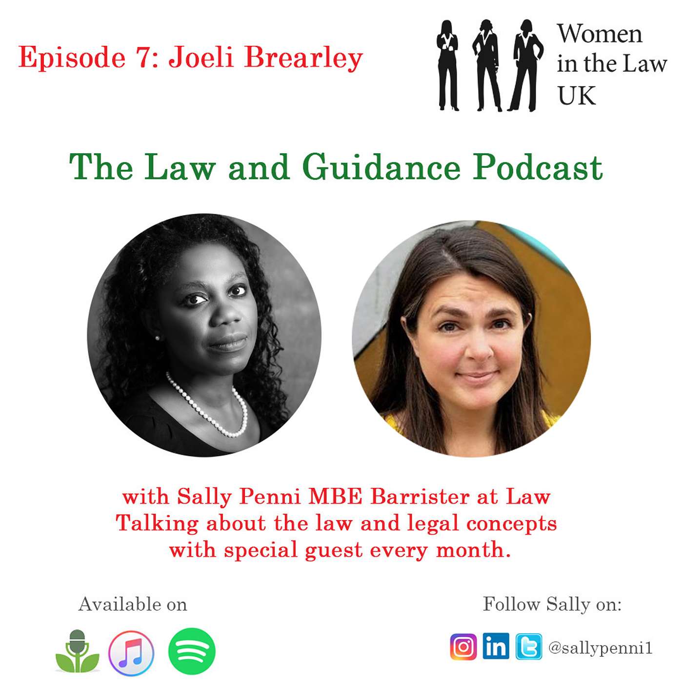 Episode 7 - Law and Guidance Podcast with guest Joeli Brearley. episode artwork
