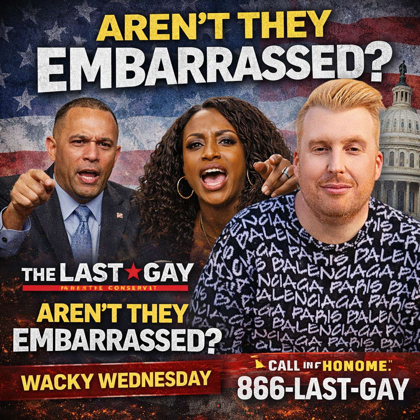 Aren’t They Embarrassed? | Jeffries, Crockett & Swalwell Melt Down | Wacky Wednesday episode artwork
