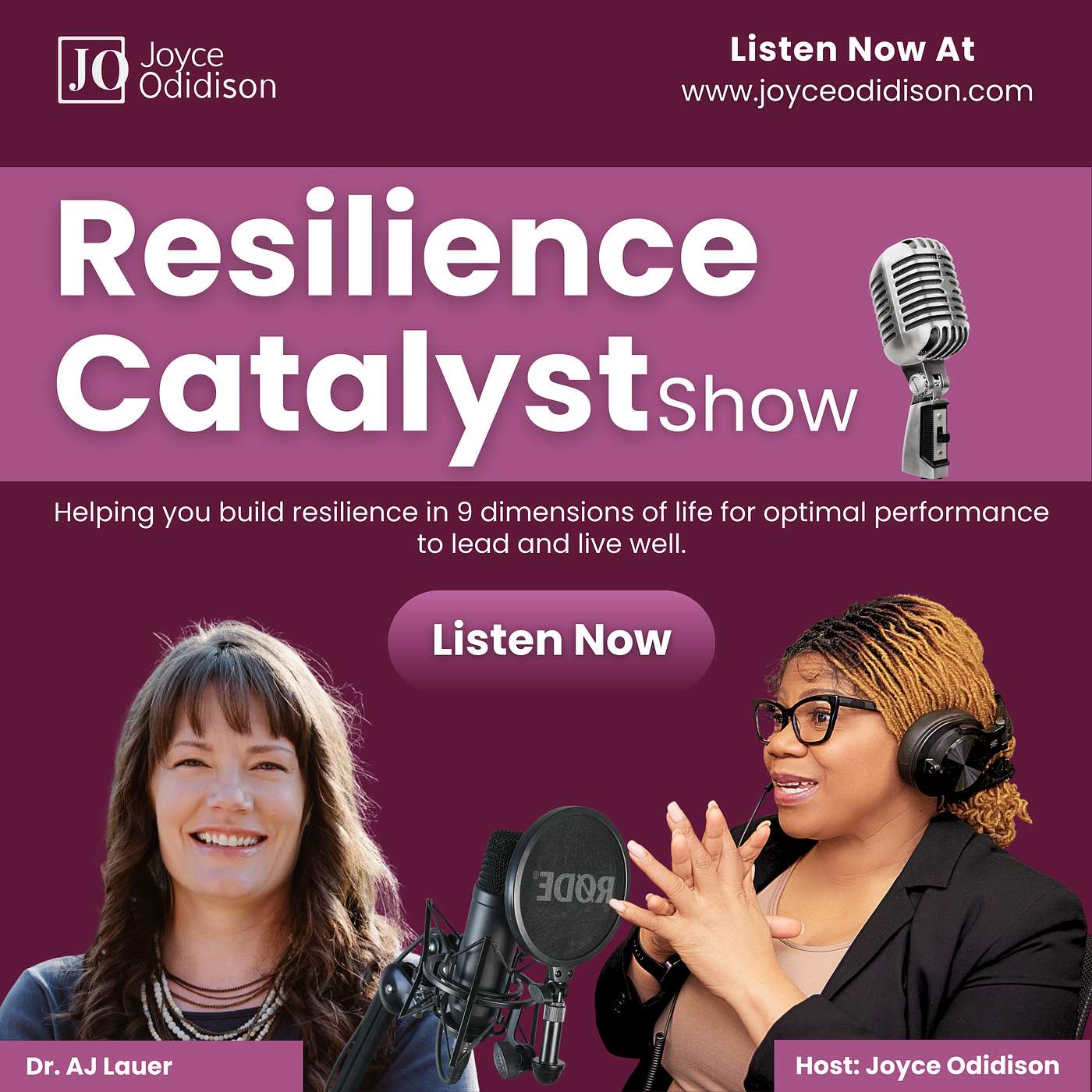 Episode#28 - The Link Between Imposter Syndrome, Resilience, and DEI | with Dr. AJ Lauer episode artwork