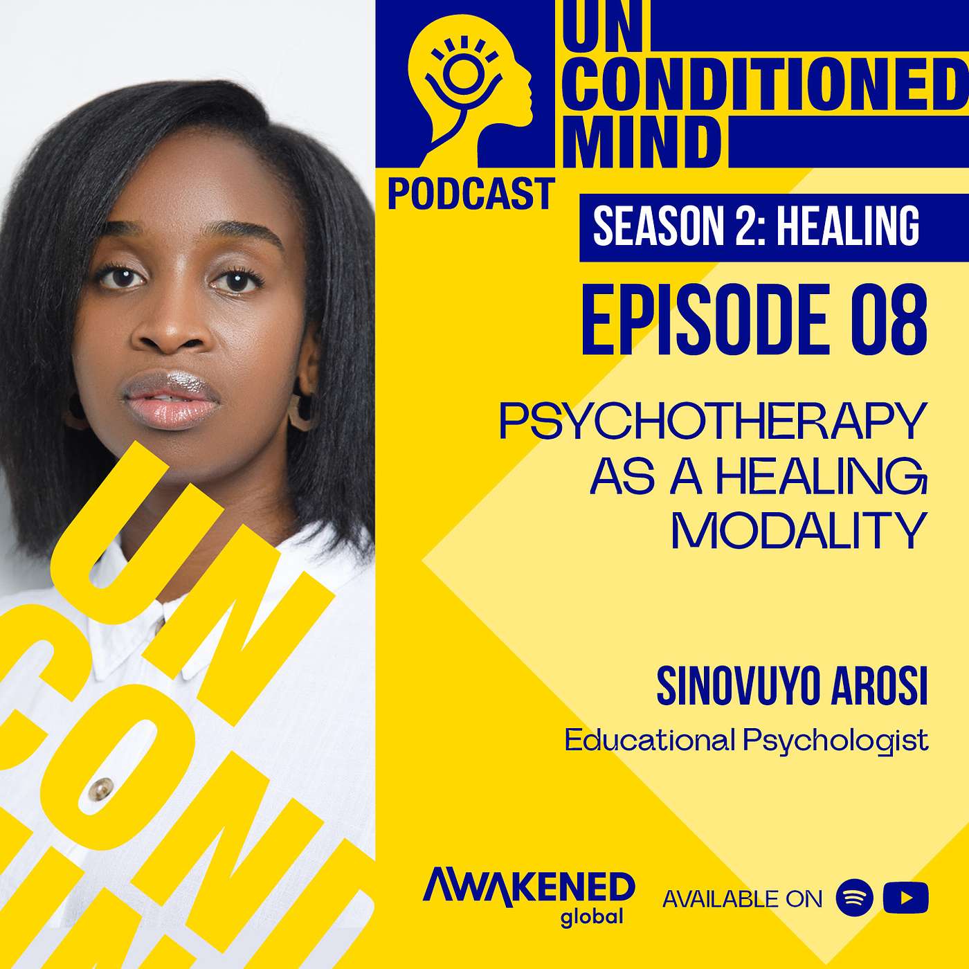 Psychotherapy as a healing modality with Education Psychologist Sinovuyo Arosi: Episode 8 part 2: episode artwork