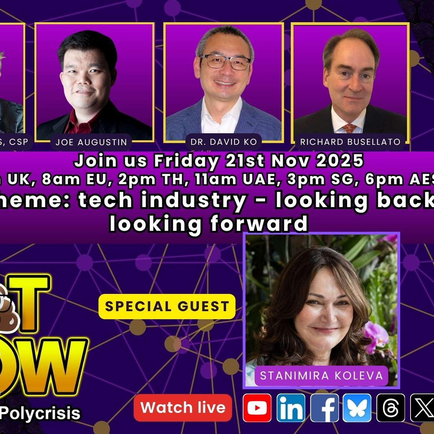 The Sh*t Show: tech industry - looking back, looking forward