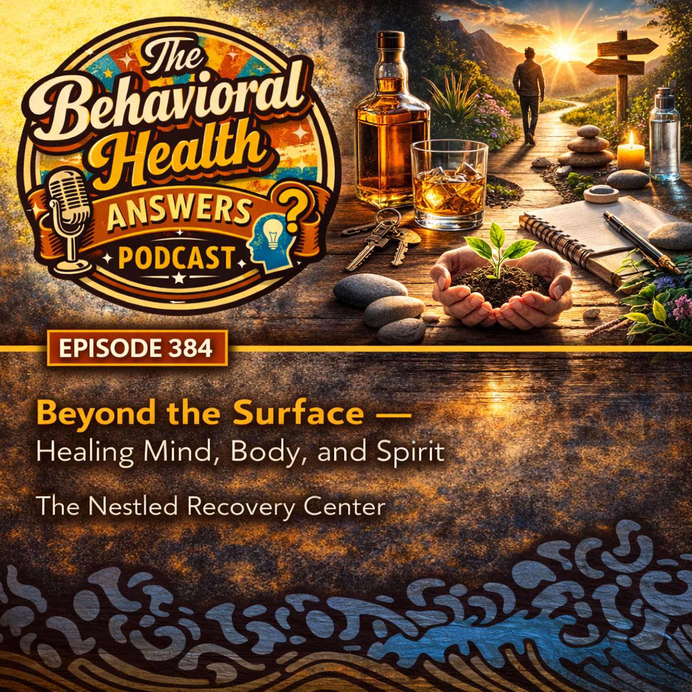 Episode 384: Beyond the Surface - Healing Mind, Body, and Spirit | The Nestled Recovery Center episode artwork