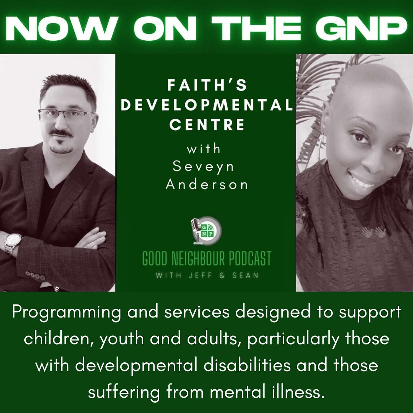 Seveyn Anderson of Faith’s Developmental Centre episode artwork