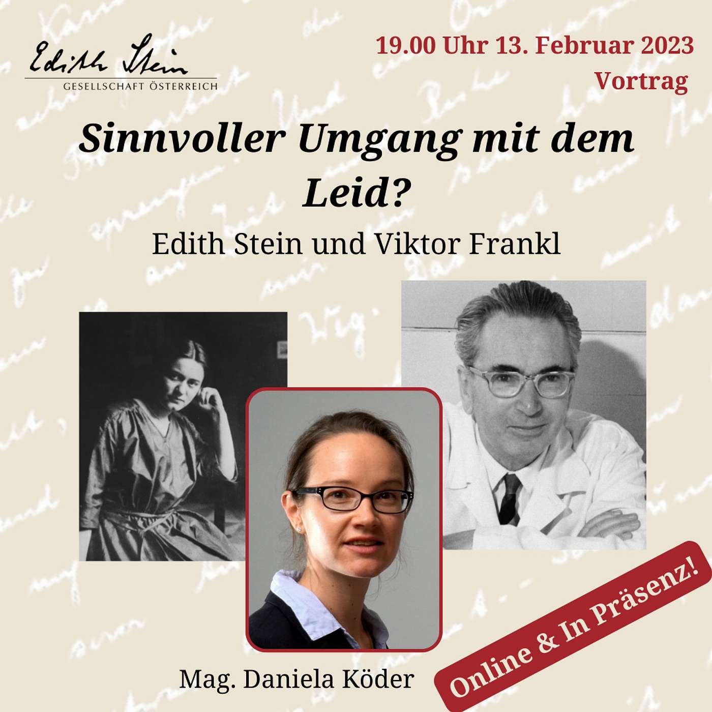 Sinnvoller Umgang mit dem Leid? Vortrag von Mag. Daniela Köder episode artwork
