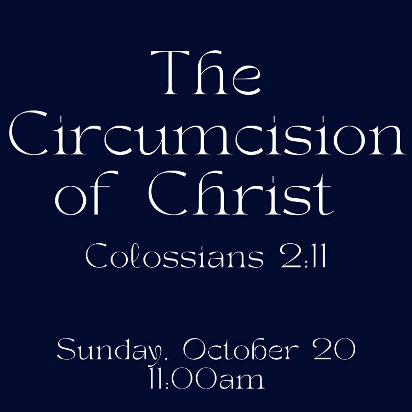 The Circumcision Of Christ