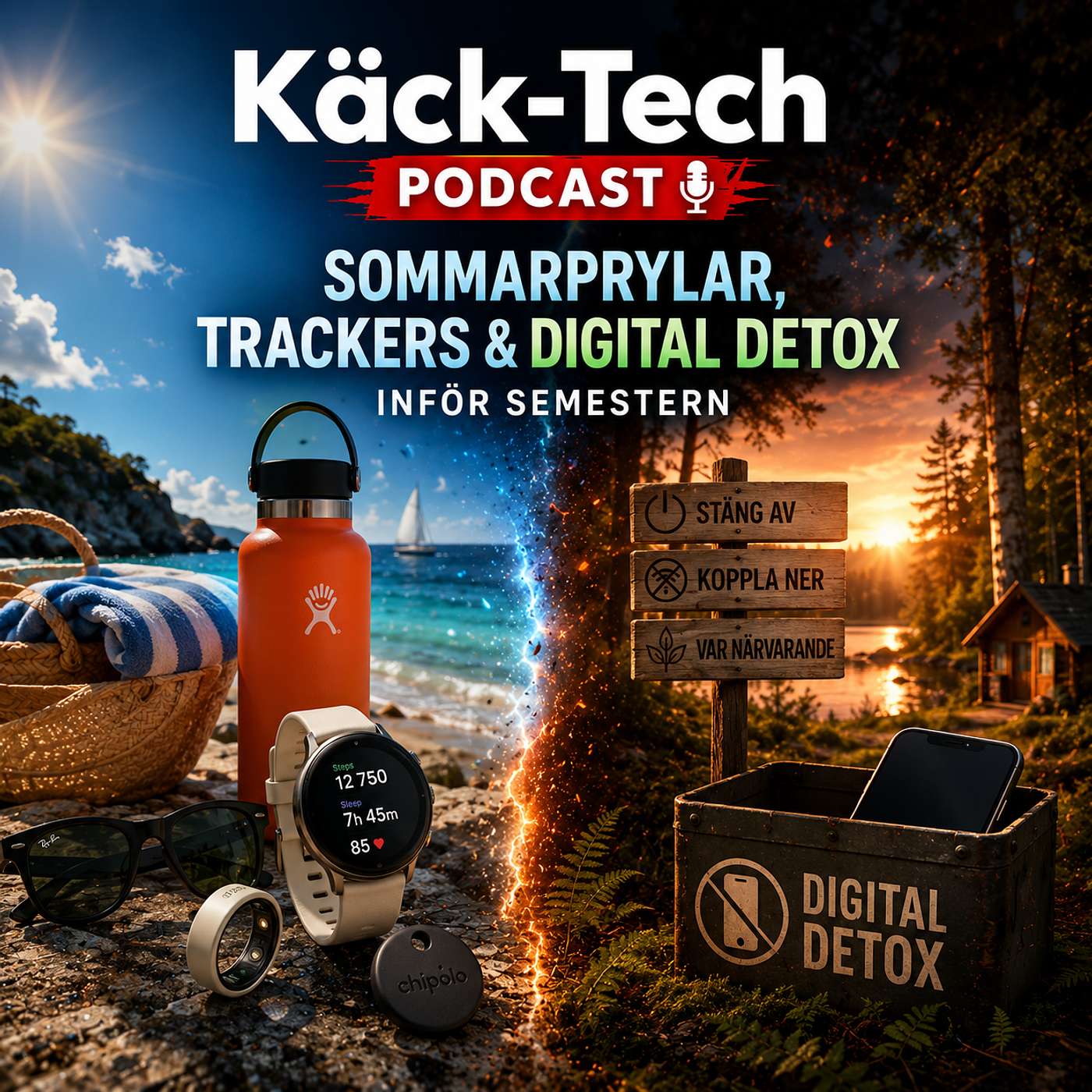 Sommarprylar, trackers och digital detox inför semestern episode artwork