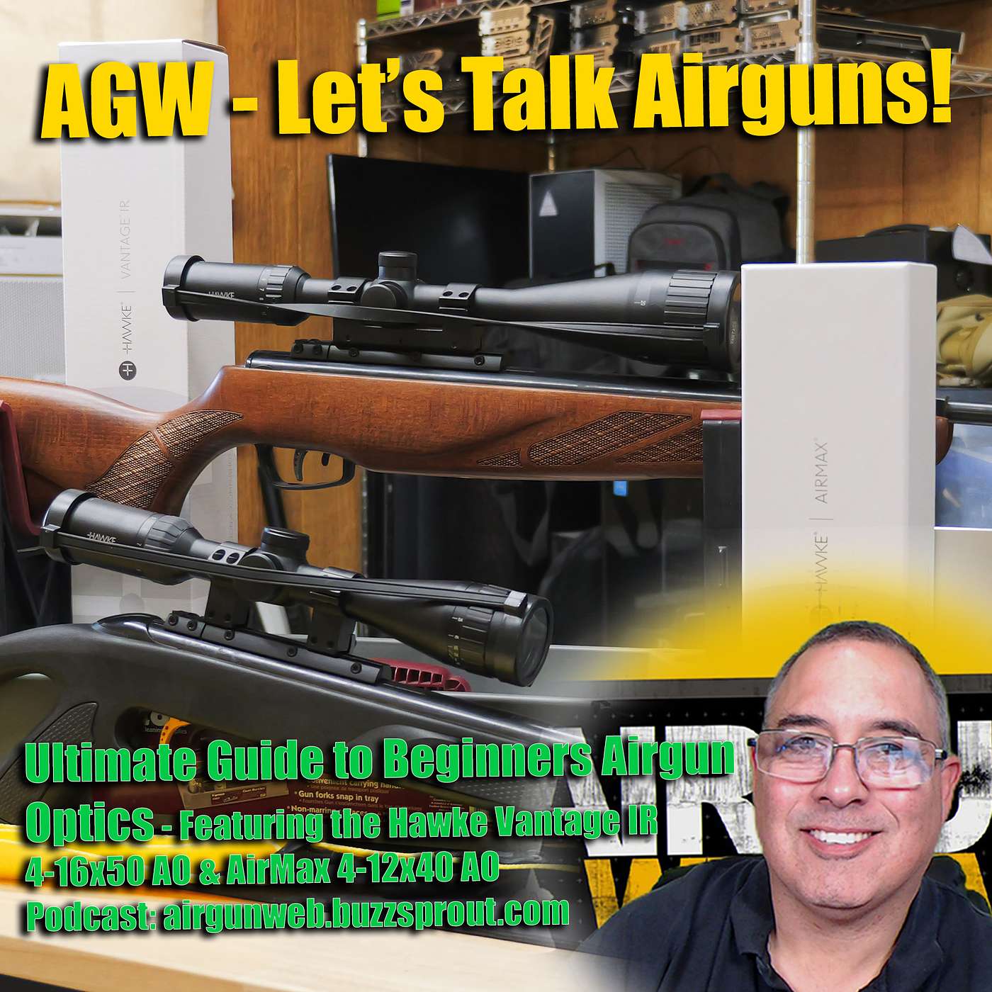 Ultimate Guide to Beginners Airgun Optics - Featuring the Hawke Vantage IR 4-16x50 AO