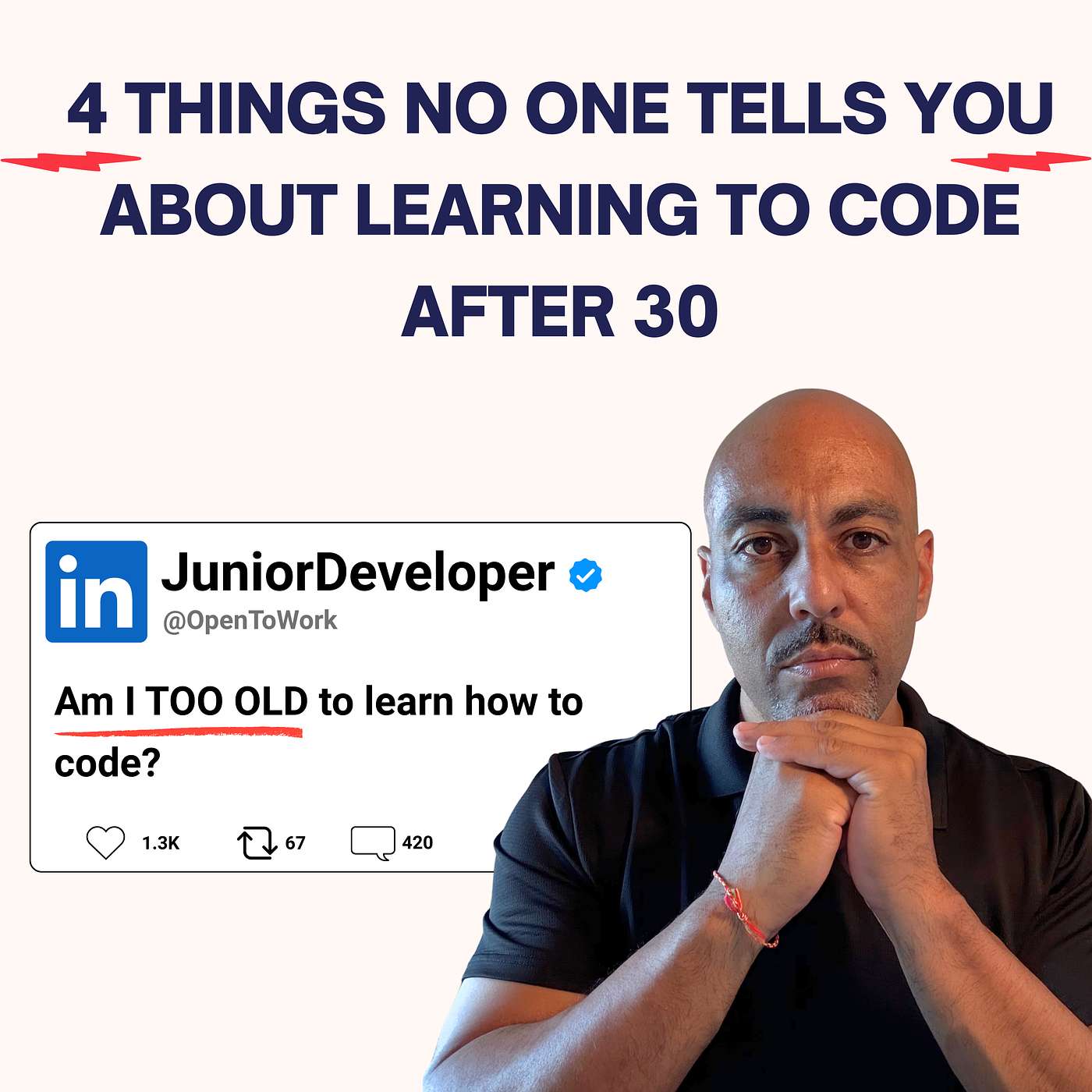 #290 - 4 things no one tells you about learning to code after 30