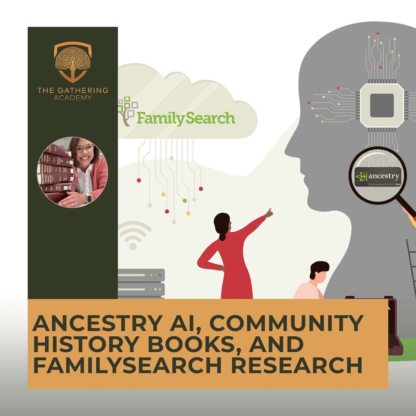 ANCESTRY AI, COMMUNITY HISTORY BOOKS & FAMILYSEARCH RESEARCH episode artwork
