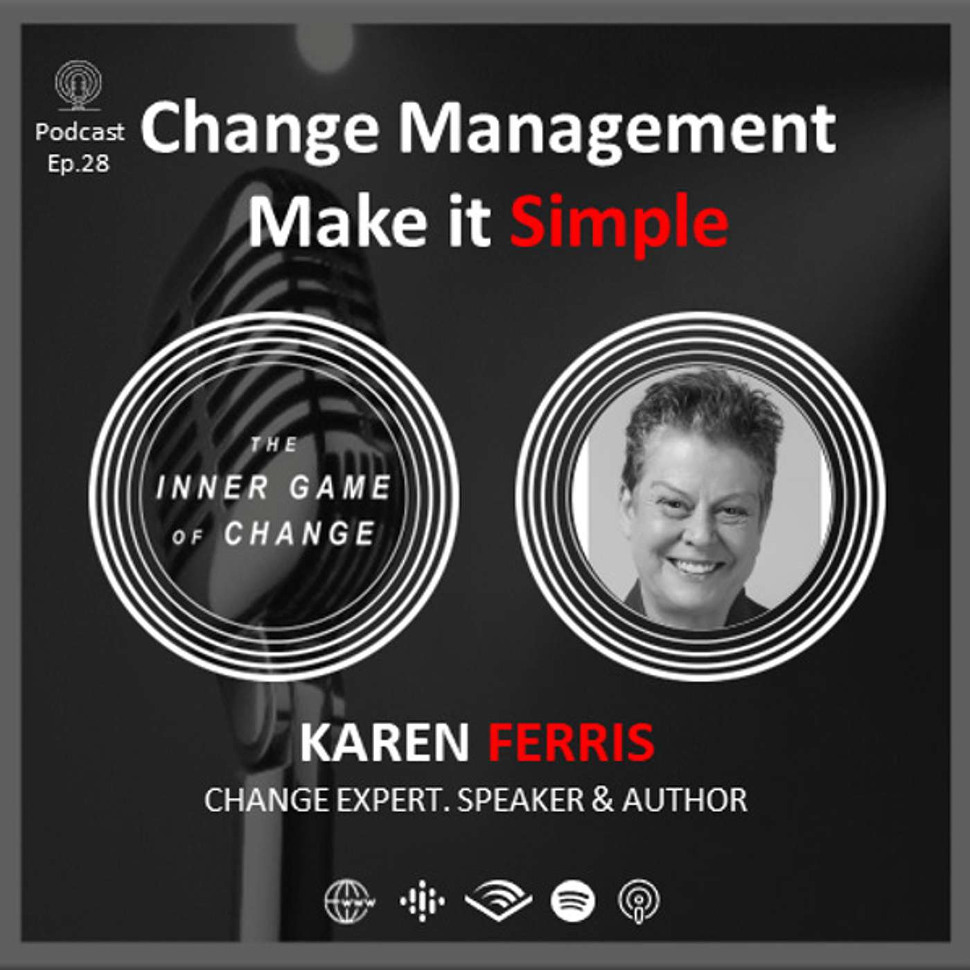 E28 - Change Management : Make it Simple - Podcast with Karen Ferris thumbnail