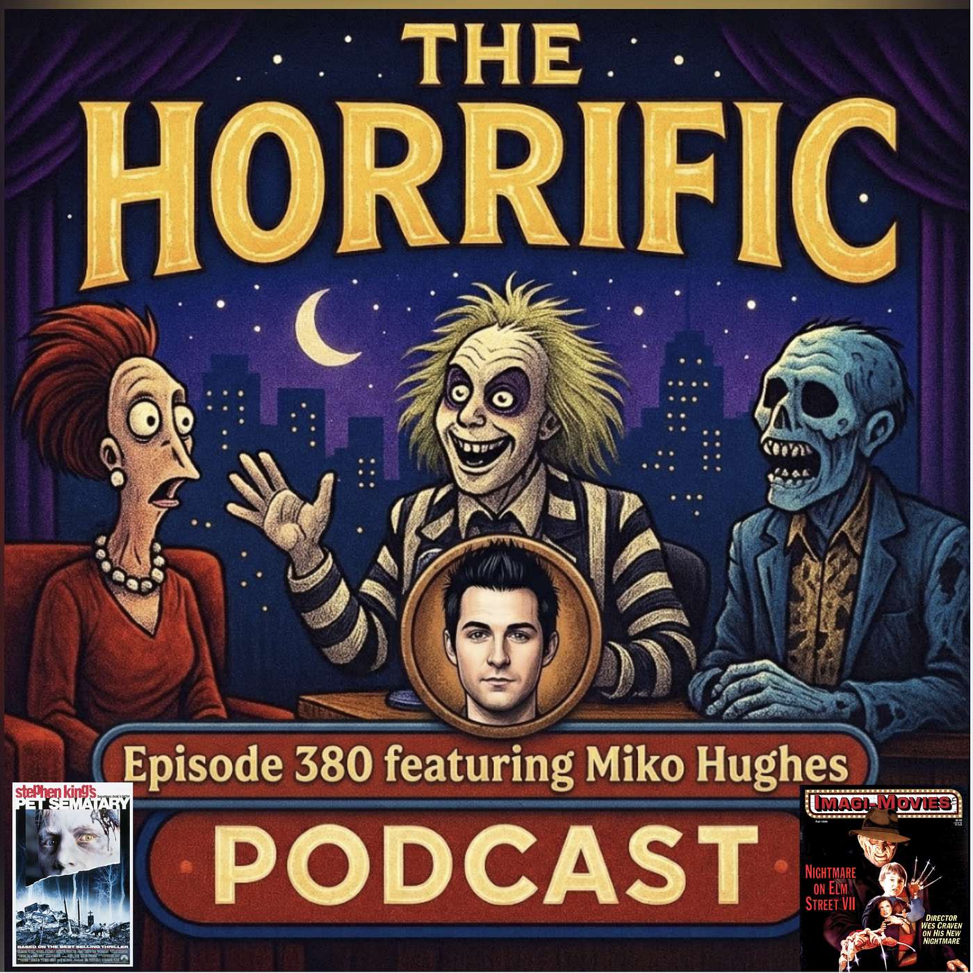 The Horrific Podcast #380 featuring Miko Hughes episode artwork