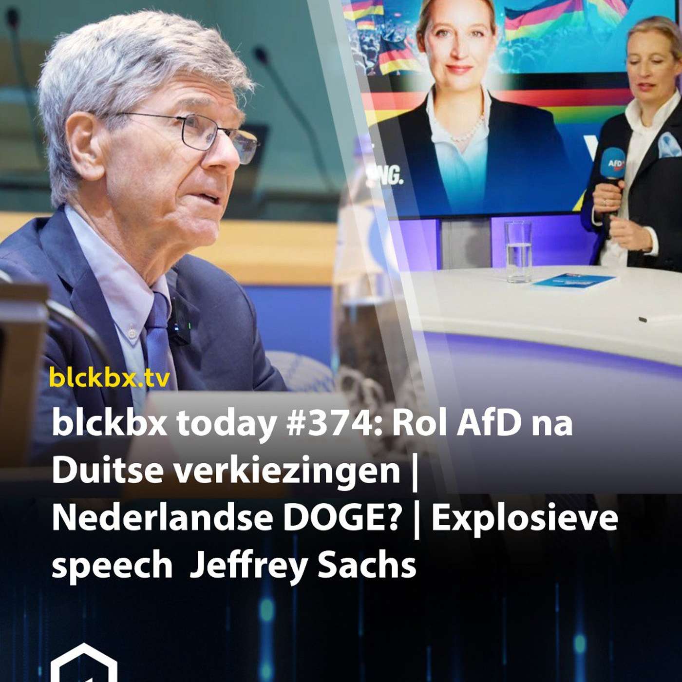 blckbx today: Rol AfD na Duitse verkiezingen | Nederlandse DOGE? | Explosieve speech Jeffrey Sachs