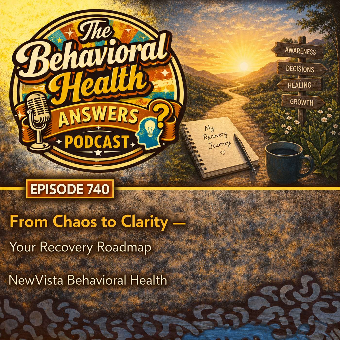 Episode 740: From Chaos to Clarity - Your Recovery Roadmap | NewVista Behavioral Health episode artwork
