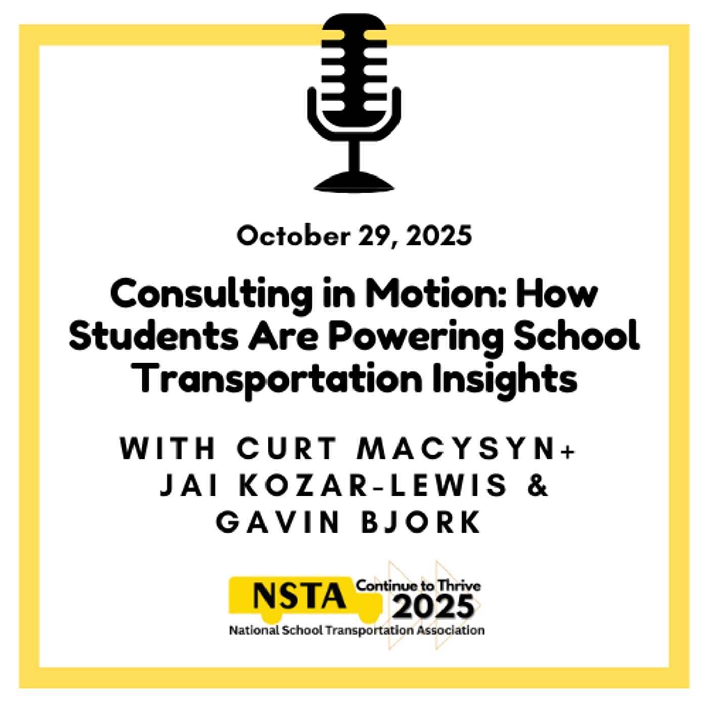 Consulting in motion: How students are powering School Transportation Insights Consulting in motion: How students are powering School Transportation Insights