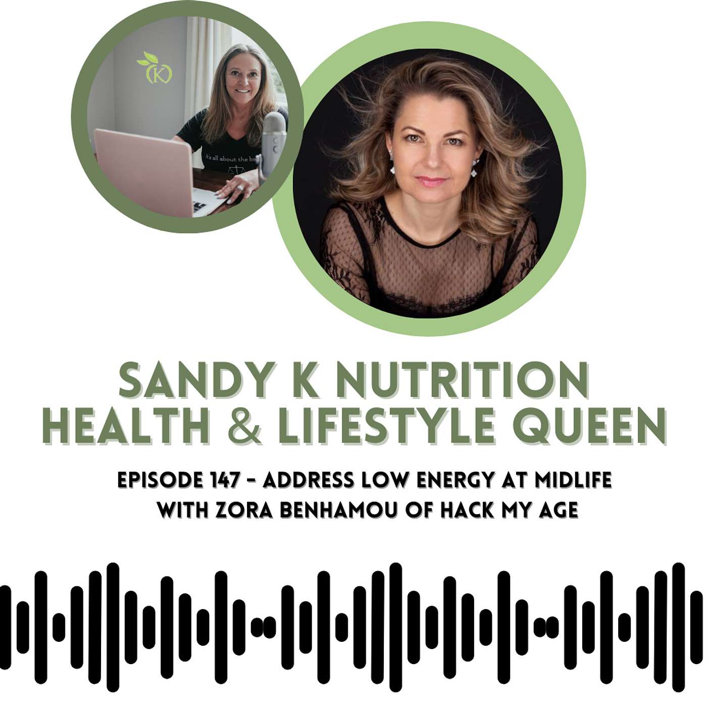 Episode 147 - Address Low Energy at Midlife with Zora Benhamou of Hack My Age
