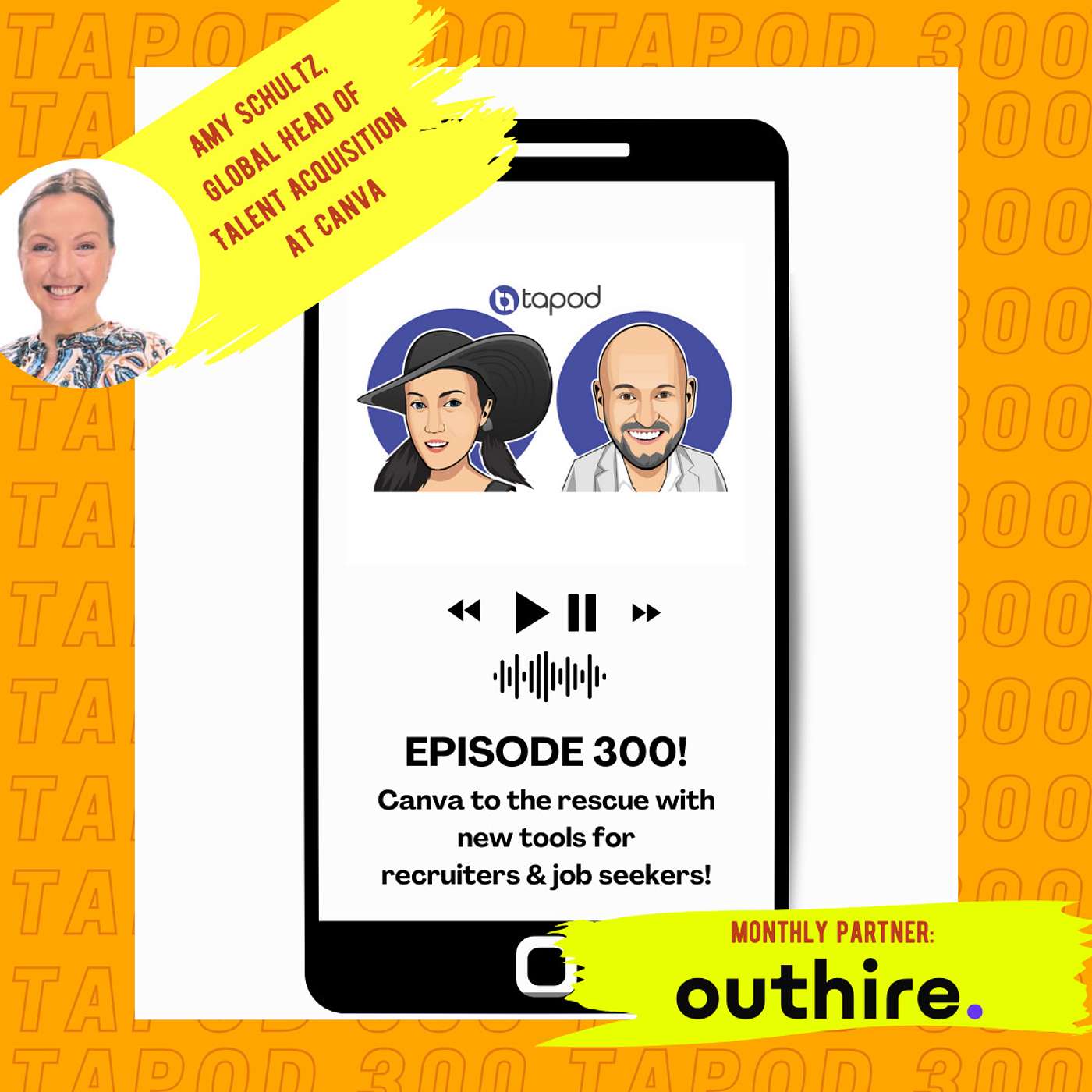 Episode 300 - Canva to the rescue with new tools for recruiters & job seekers!