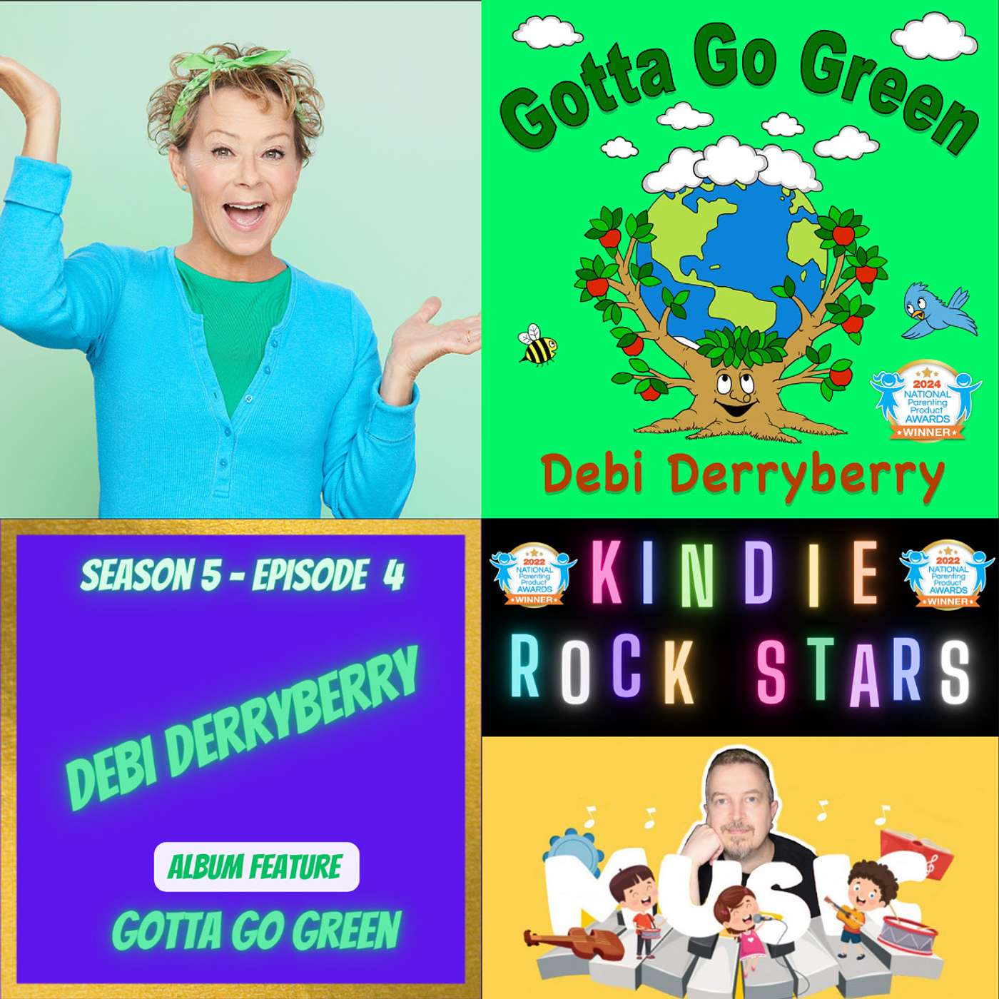 Season 5 Ep 4 - DEBI DERRYBERRY - Album Feature - "Gotta Go Green"