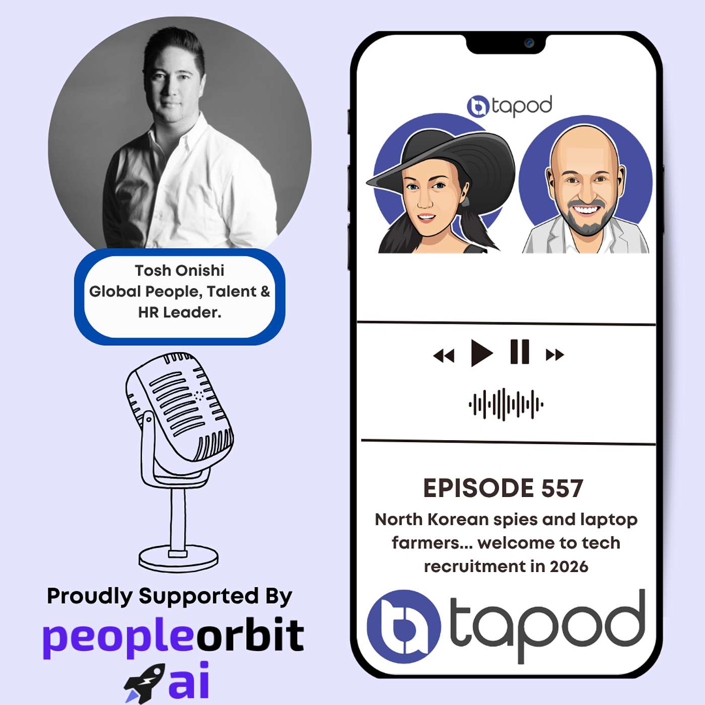 Episode 557 - North Korean spies and laptop farmers... welcome to tech recruitment in 2026.