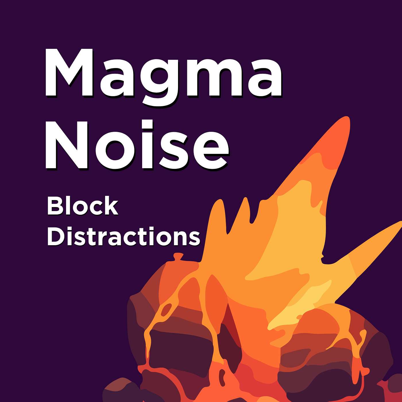 ADHD + ASD Ultimate Anxiety Relief - Magma Noise - Deep Brown Noise for ADHD Focus Sleep + Stop Distractions Fast