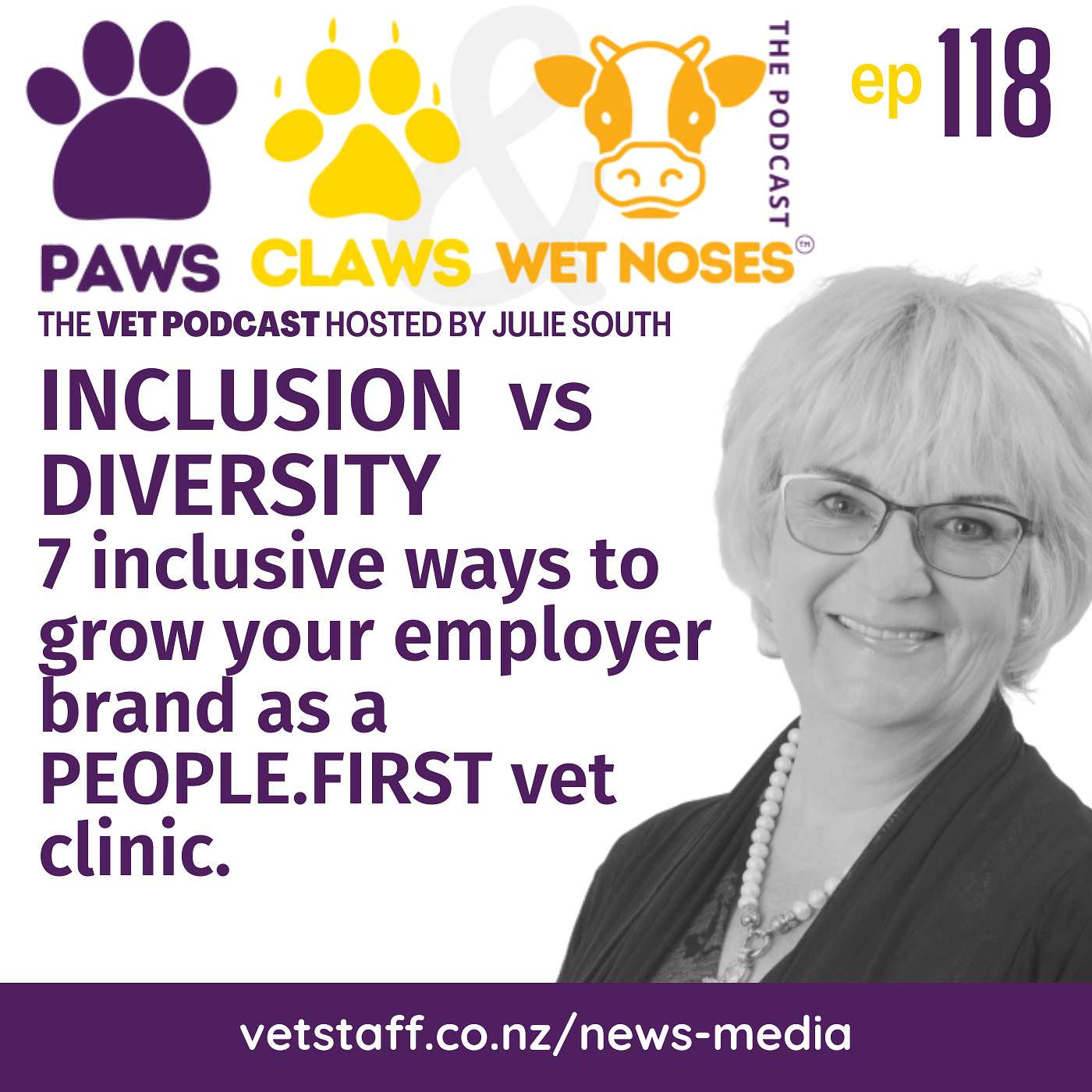 Inclusion vs Diversity - 7 inclusive ways to grow your employer brand as a PEOPLE.FIRST vet clinic