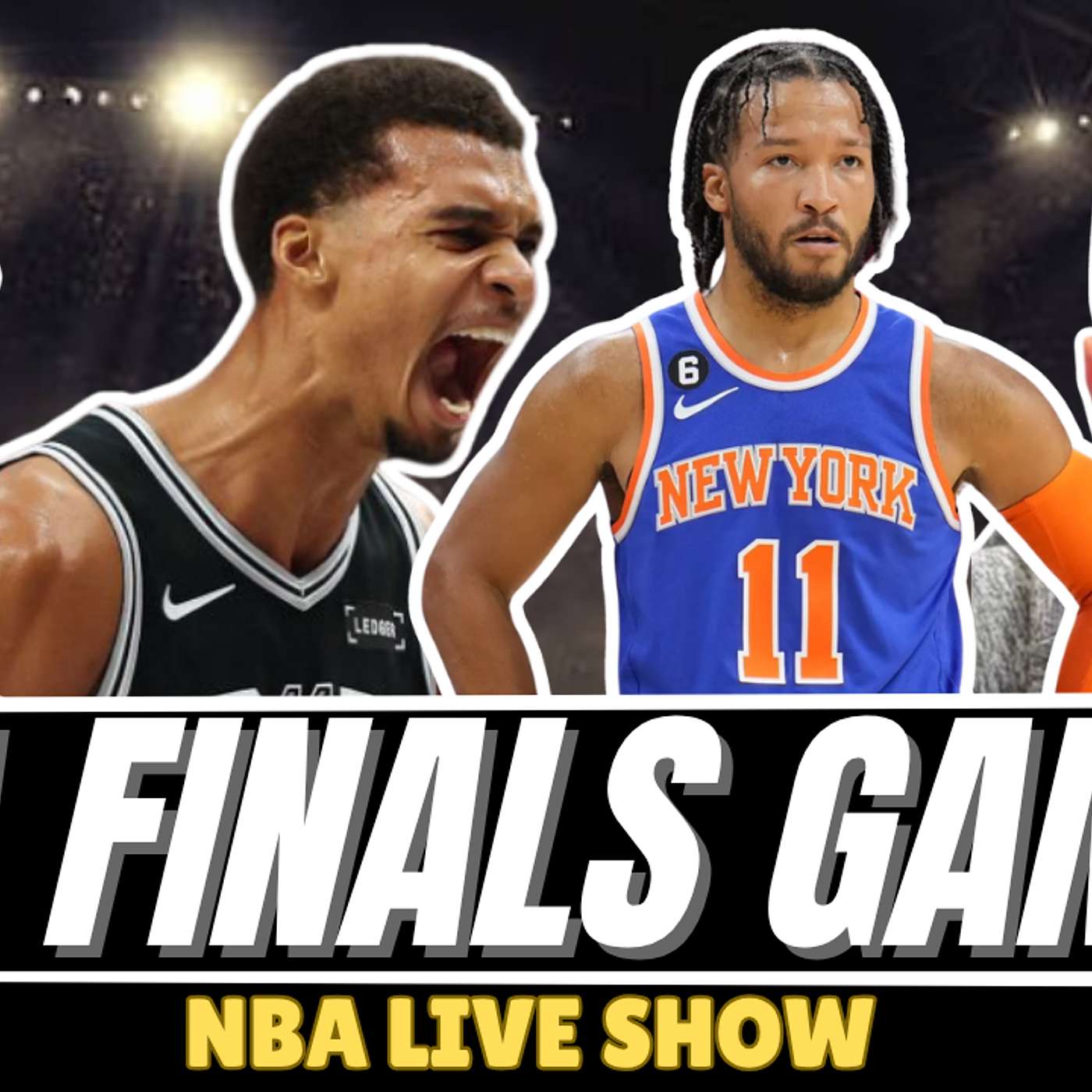 KNICKS VS SPURS GAME 1 REACTIONS: Jalen Brunson banged up but dominates the fourth-Wemby settles for outside jumper-What will the Spurs change in Game 2? episode artwork