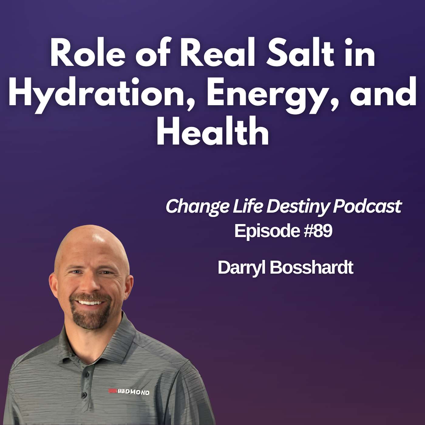#89 - Role of Real Salt in Hydration, Energy, and Health #89 - Role of Real Salt in Hydration, Energy, and Health