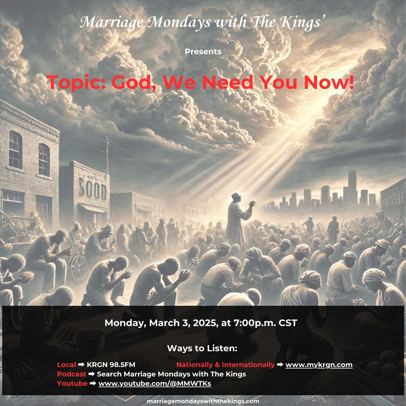 God, We Need You Now!