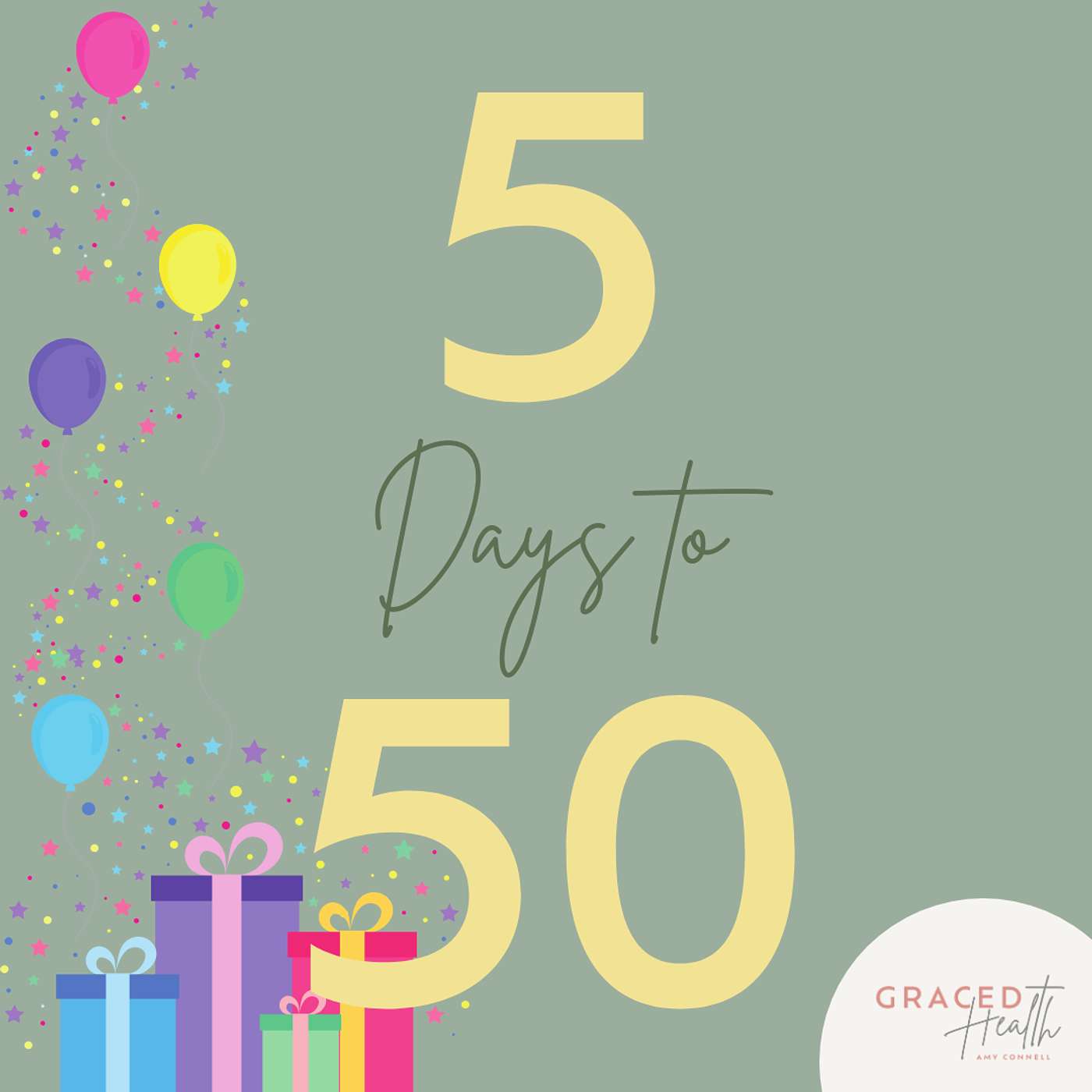 Write 5 Things You're Grateful For: 5 Days to 50