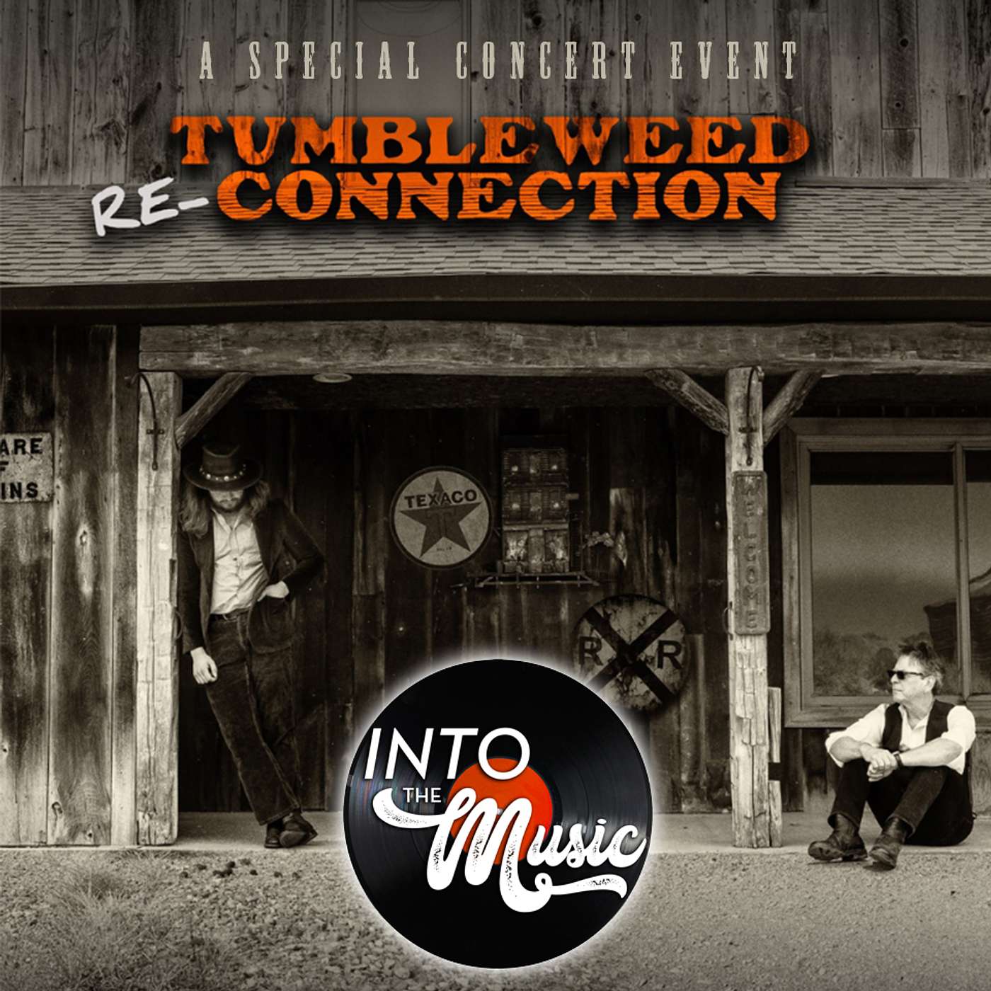STEVE MARCH-TORMÉ and MICHAEL MURPHY bring you the special concert event TUMBLEWEED Re-CONNECTION episode artwork