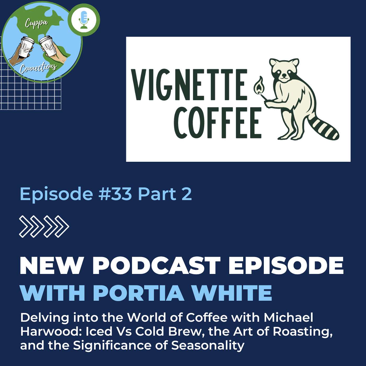 Cuppa Connections Ep. 33 (Part 2): Delving into the World of Coffee with Michael Harwood: Iced Vs Cold Brew, the Art of Roasting, and the Significance of Seasonality Cuppa Connections Ep. 33 (Part 2): Delving into the World of Coffee with Michael Harwood: Iced Vs Cold Brew, the Art of Roasting, and the Significance of Seasonality