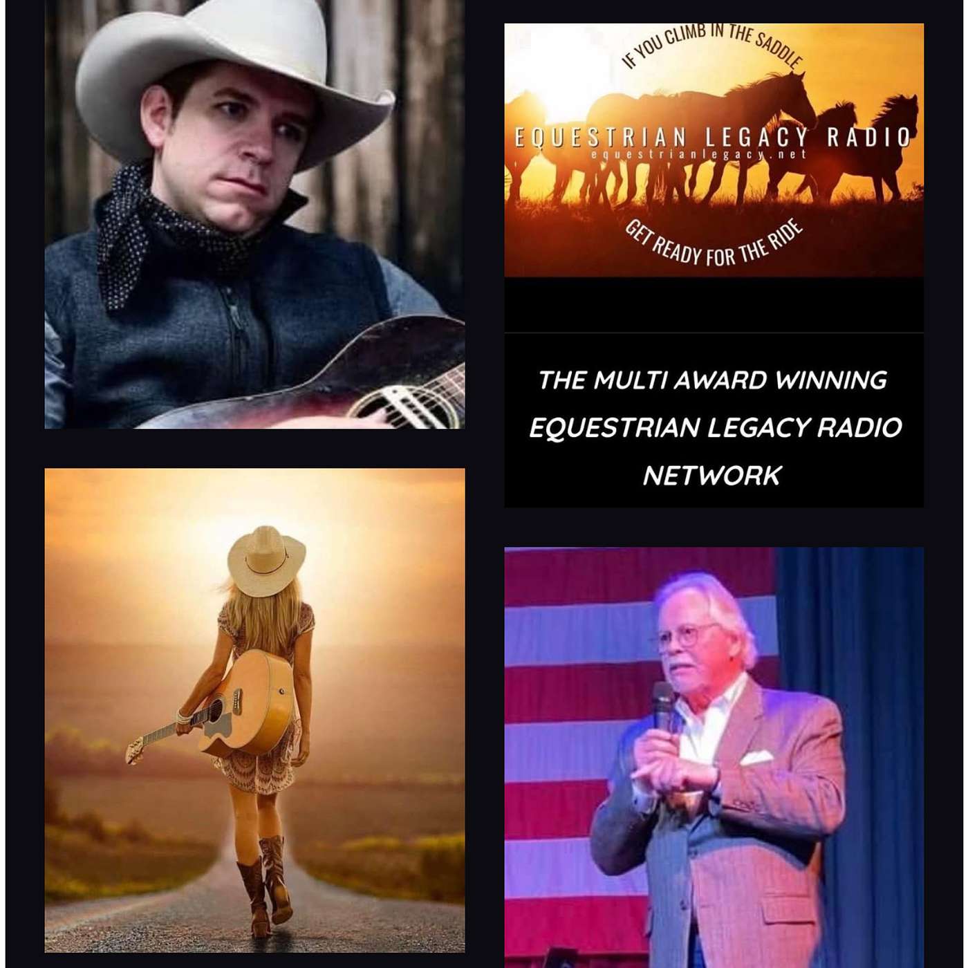 ANDY HEDGES on THE LIVING ROOM SESSIONS on EQUESTRIAN LEGACY RADIO