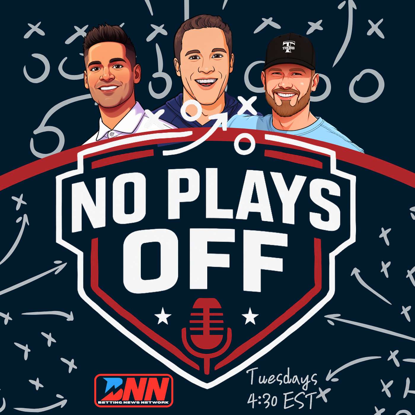 No Plays Off podcast artwork