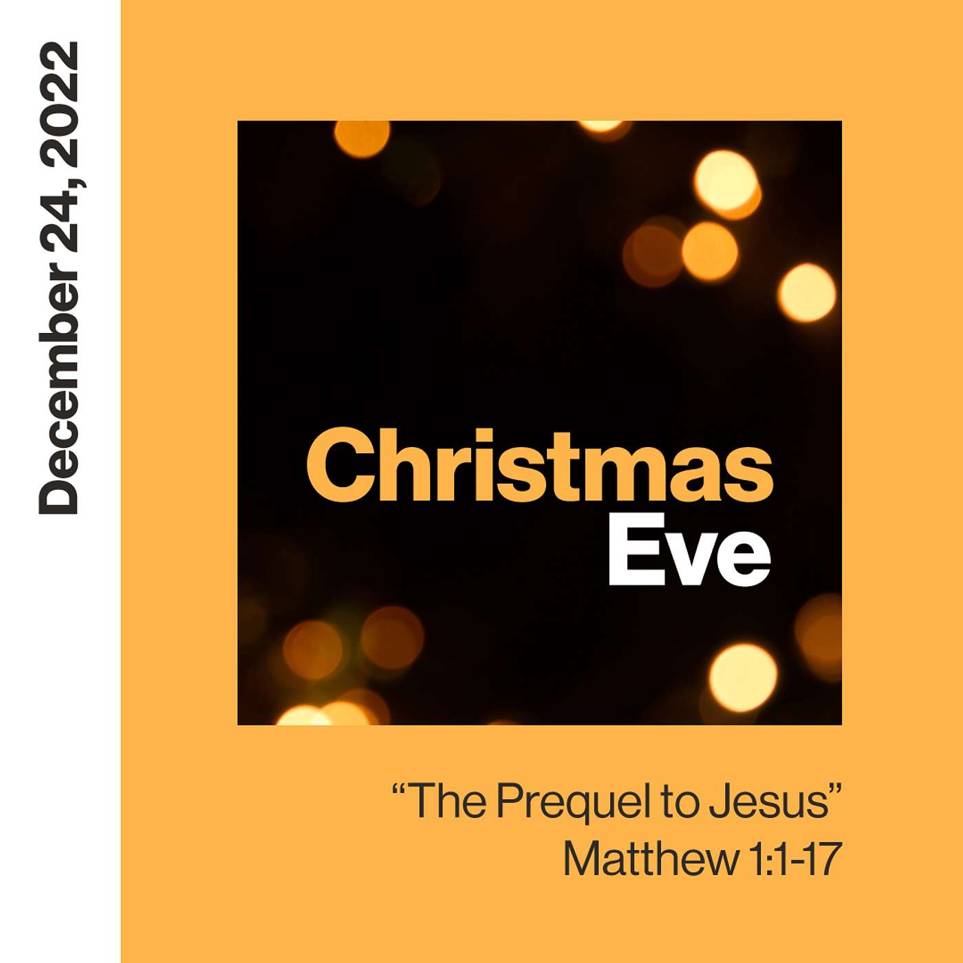 The Prequel to Jesus