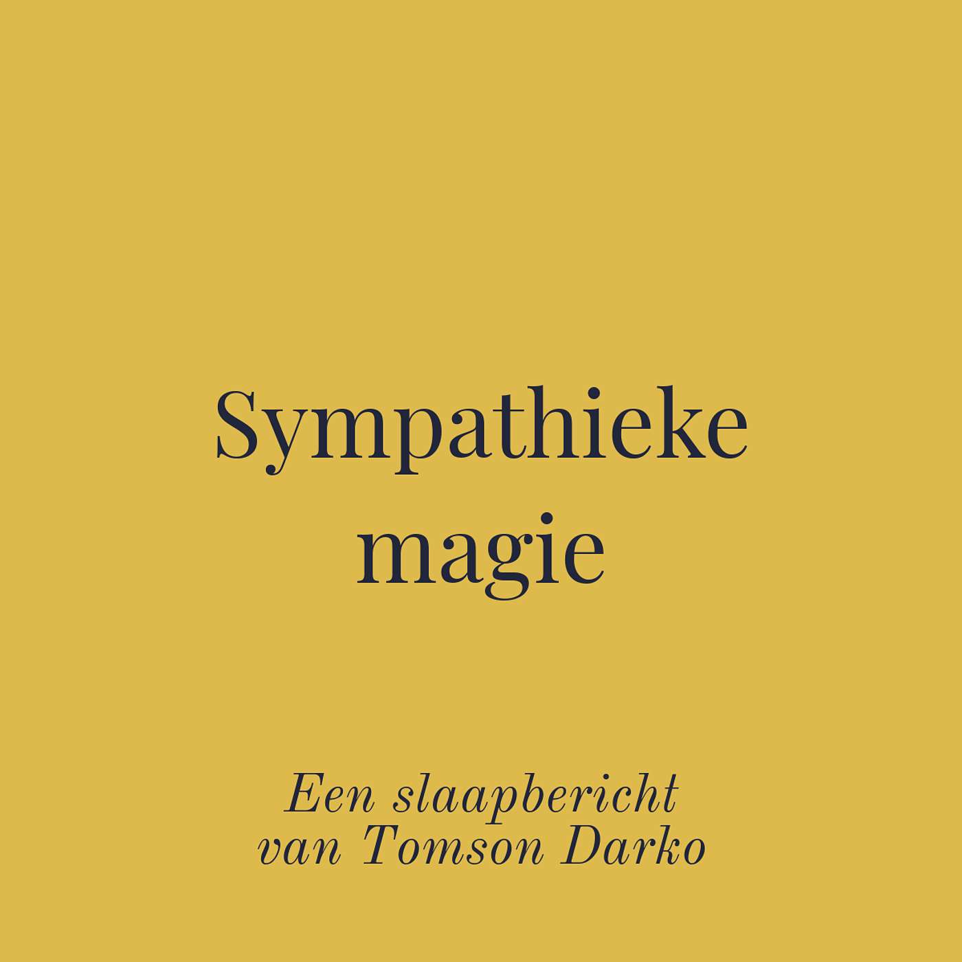 In slaap vallen met melancholie van Tomson Darko
