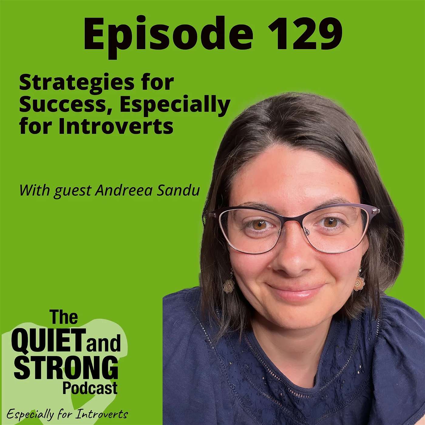 cover of episode Ep 129 - Strategies for Success, Especially for Introverts, with guest Andreea Sandu