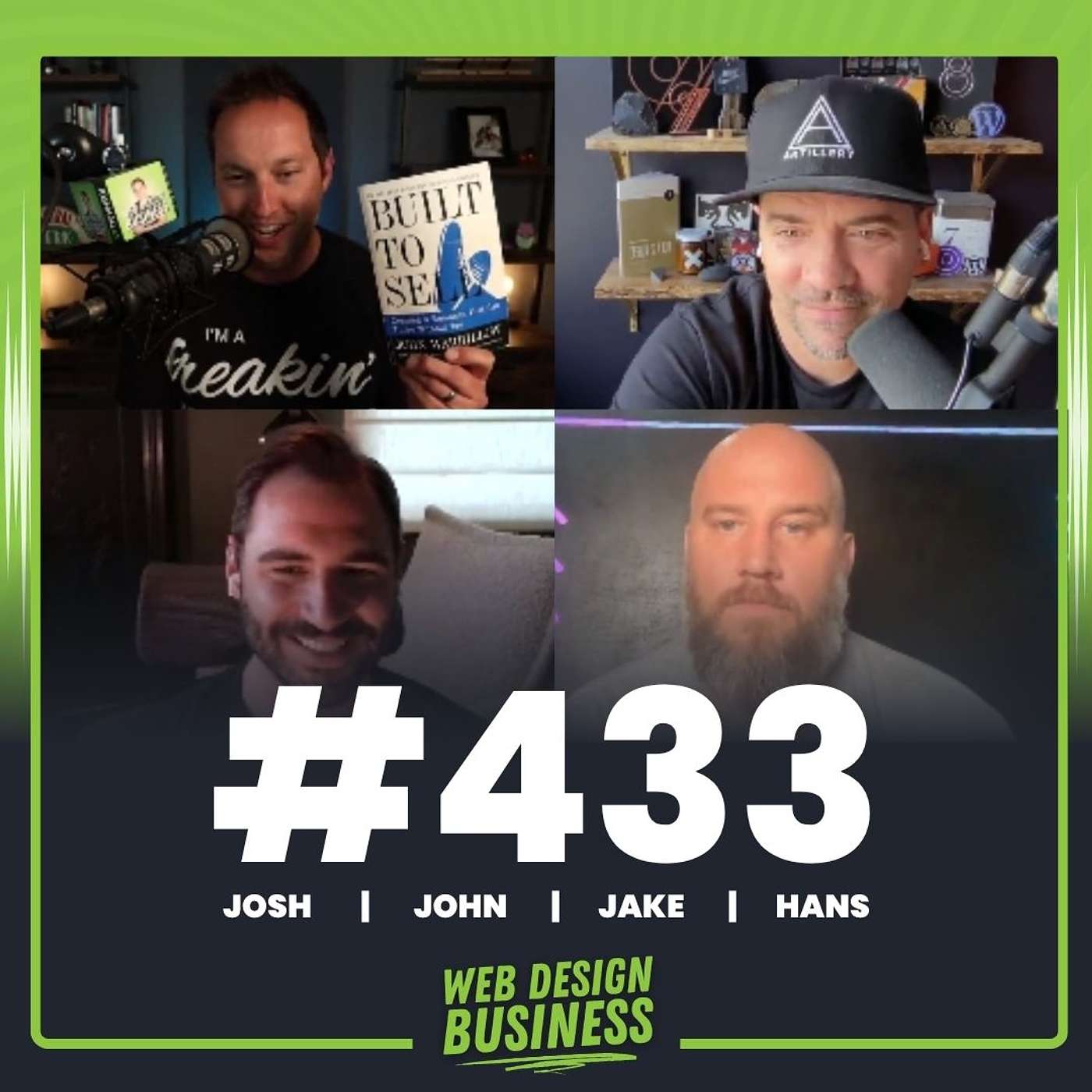 433 - Selling a Web Design Business with Hans Skillrud, Jake Kramer and John Wooten "Buy or Sell" series pt. 2 of 2 episode artwork