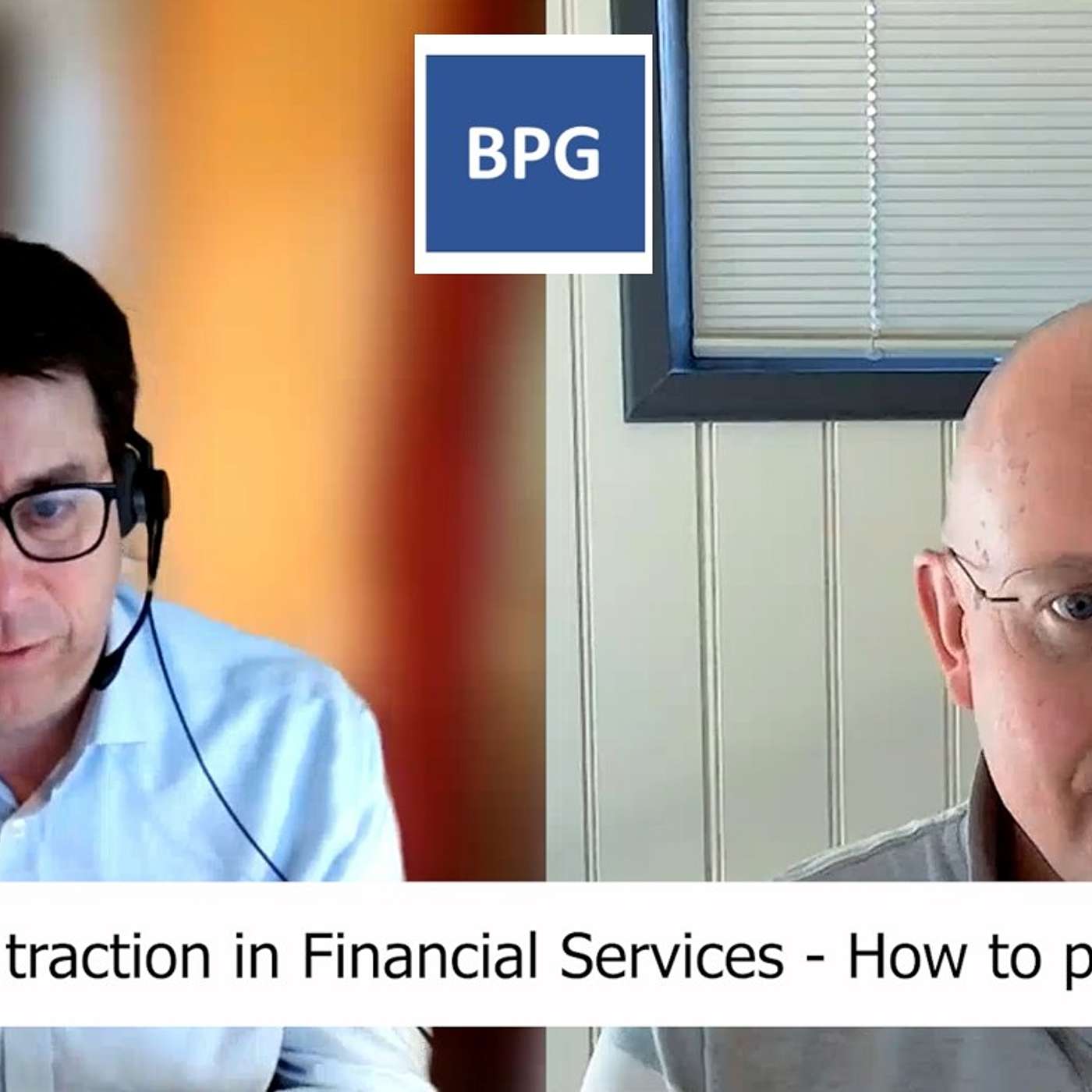Getting Traction in Financial Services - How to progress