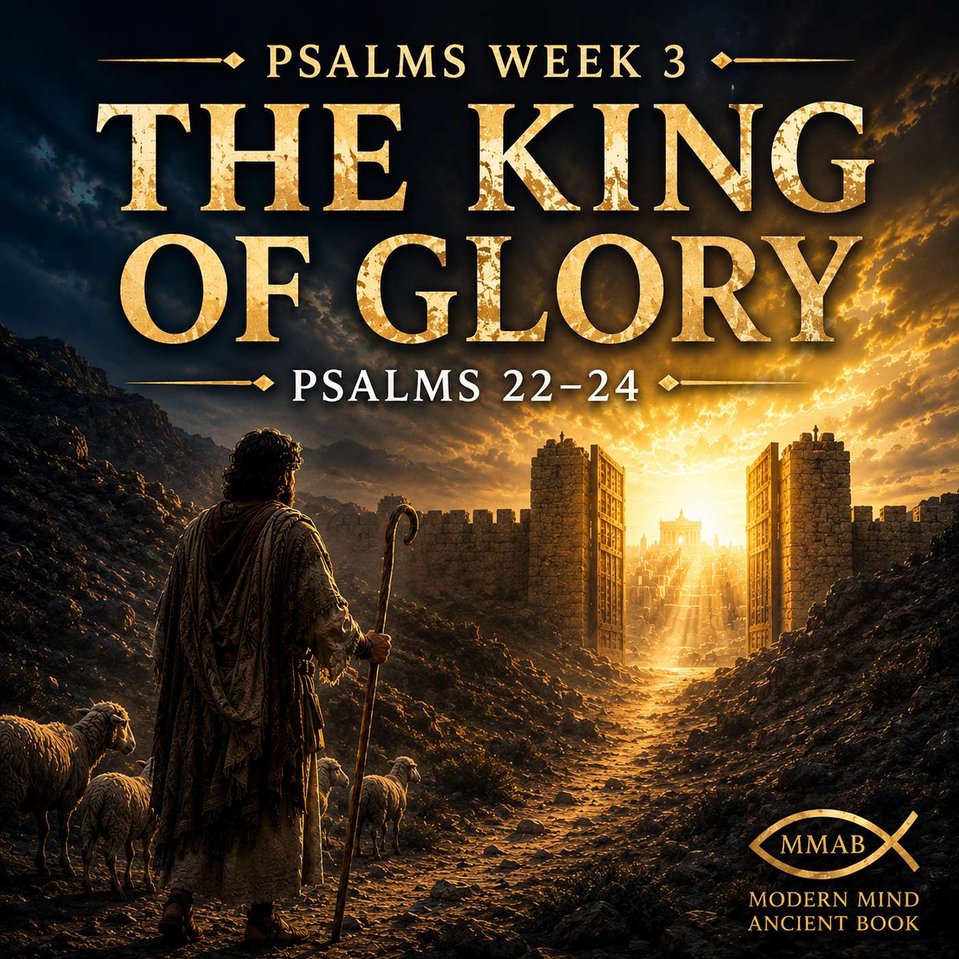 Psalm week 3 — The King Who Suffers, Shepherds, and Reigns | Psalms 22–24 episode artwork